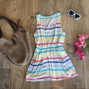 Striped Swimsuit Cover up